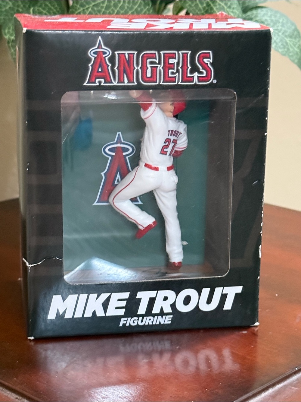 Angels Red and White Baseball Figurine by Angels